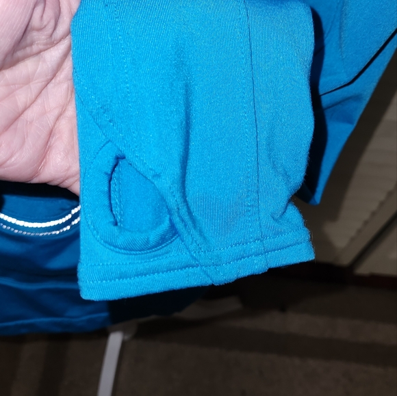 Athleta full zip Brushed Fleece lined Athletic Jacket Like New - Picture 9 of 15